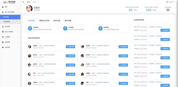 廣告業(yè)務(wù)后臺管理系統(tǒng)